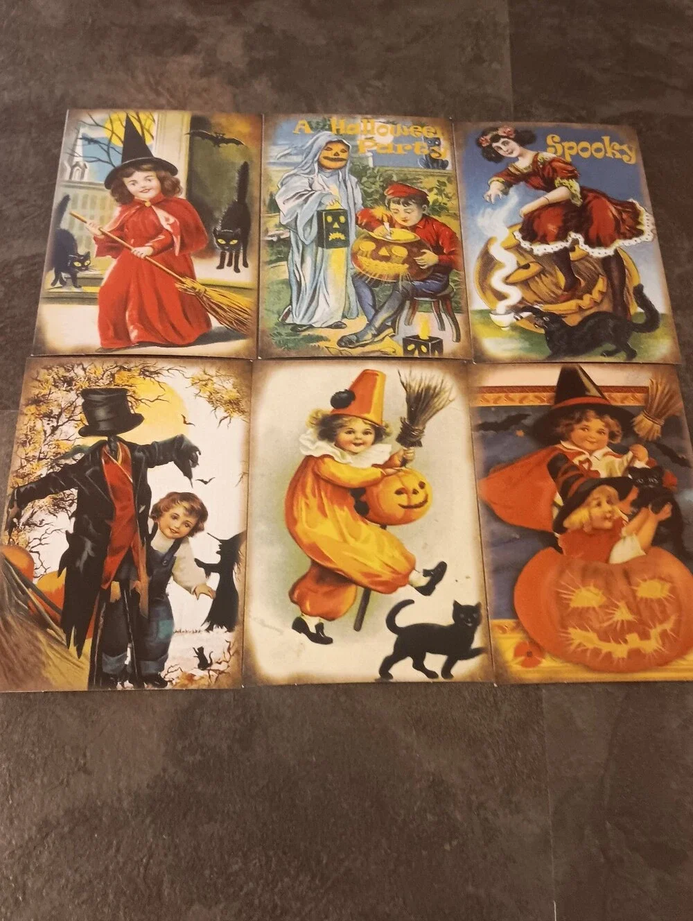 N/A halloween postcard